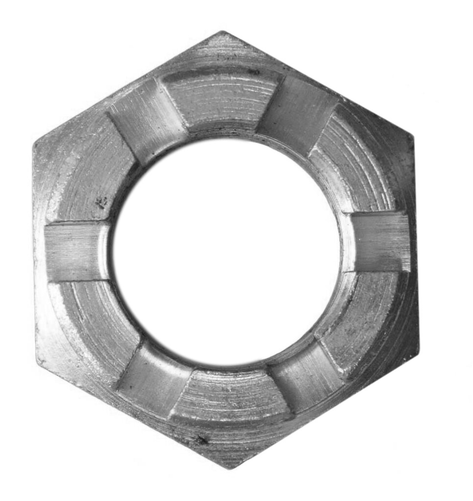DIN 937 M 10  Güte 04 AU